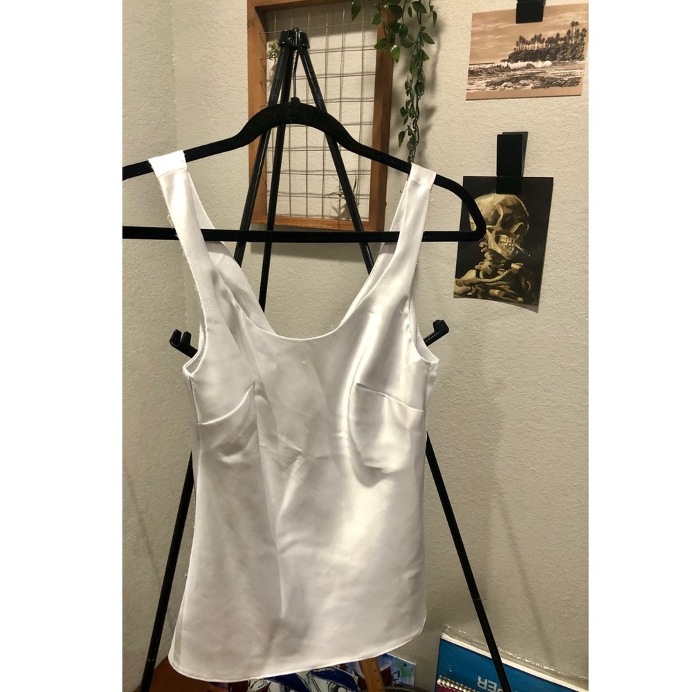 White ASOS tank